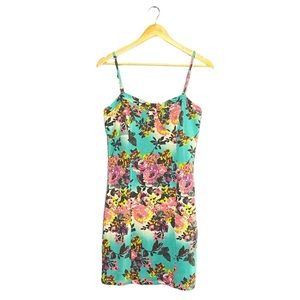 KISMET | Floral Summer Spahgetti Strap Mini Dress NWT Size Large​​